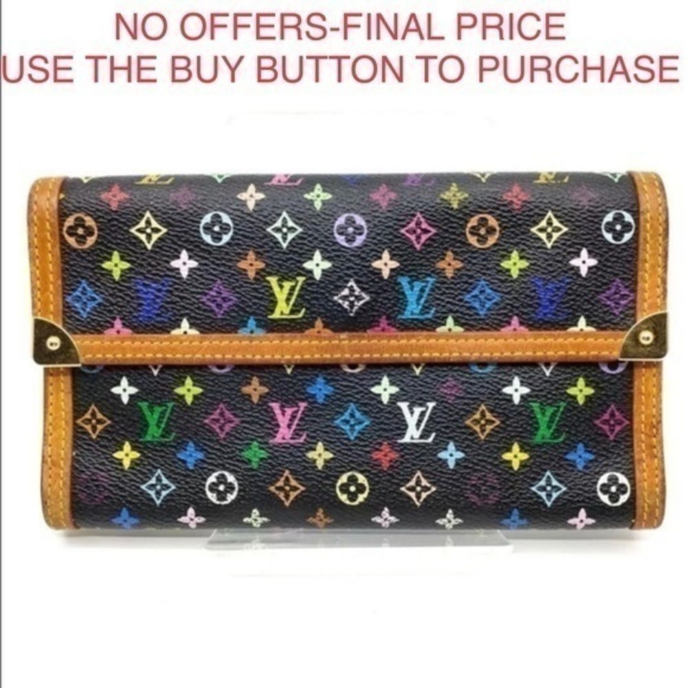 Louis Vuitton Multicolor Tresor Monogram Porte-tresor Wallet